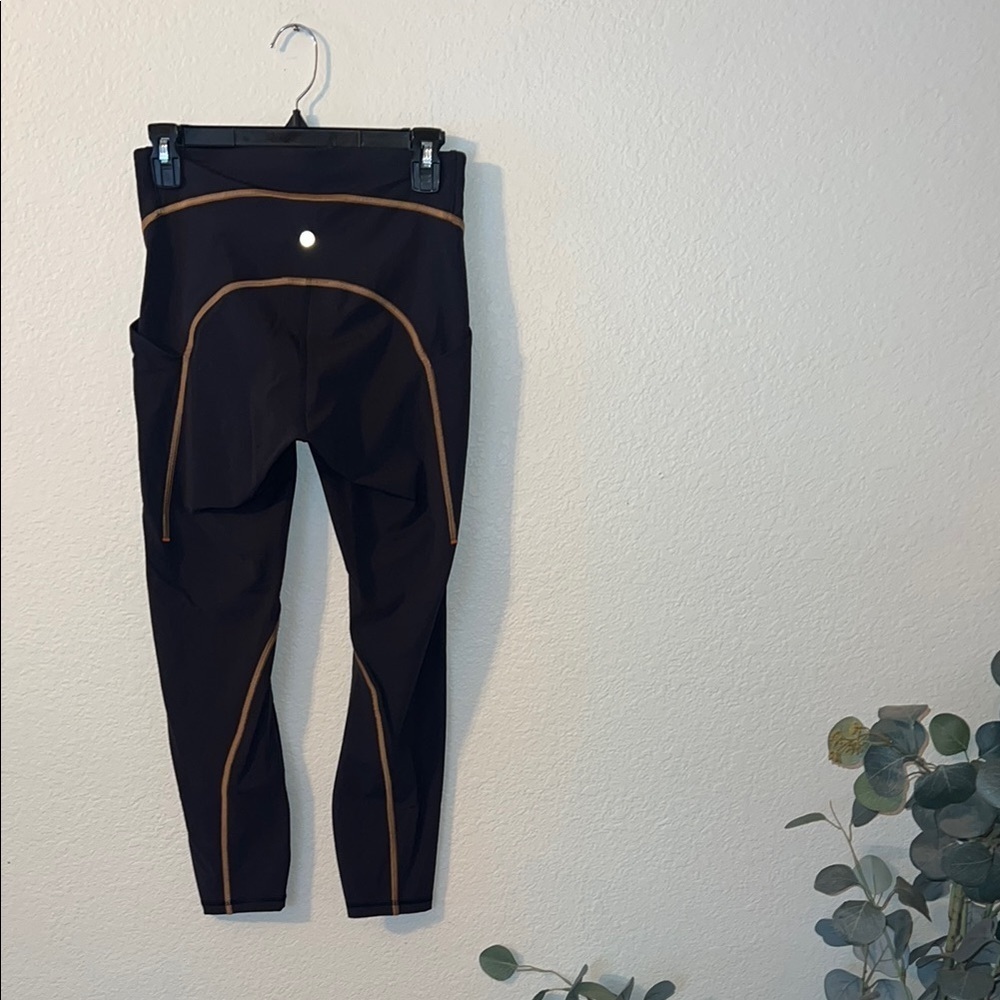 Lululemon power thru high rise color seam tights